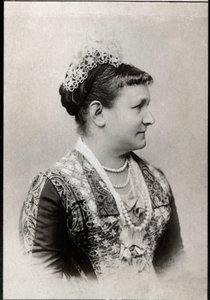 Portrait of Carola of Vasa, Queen of Saxony by French Photographer